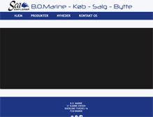 Tablet Screenshot of bomarine.dk
